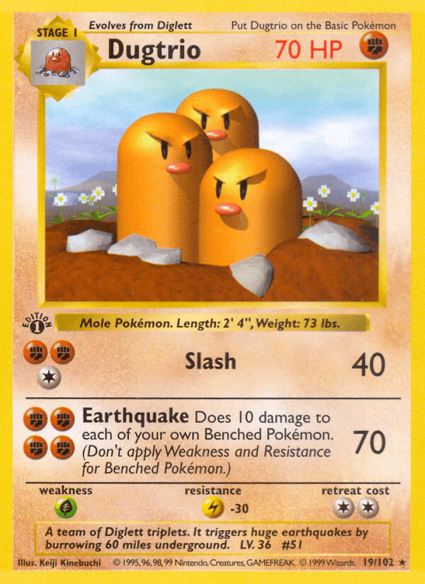 Dugtrio: Base