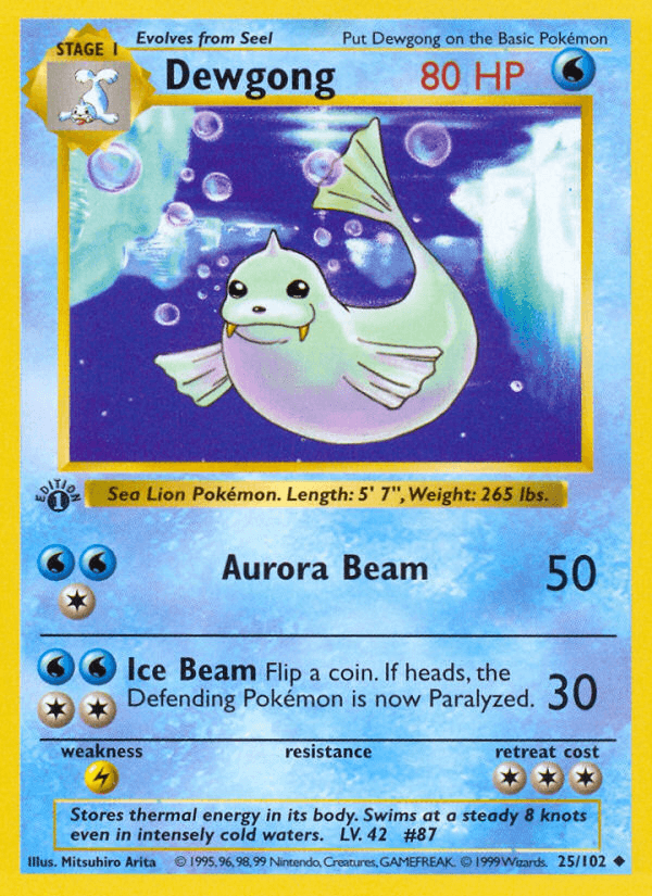 Dewgong: Base
