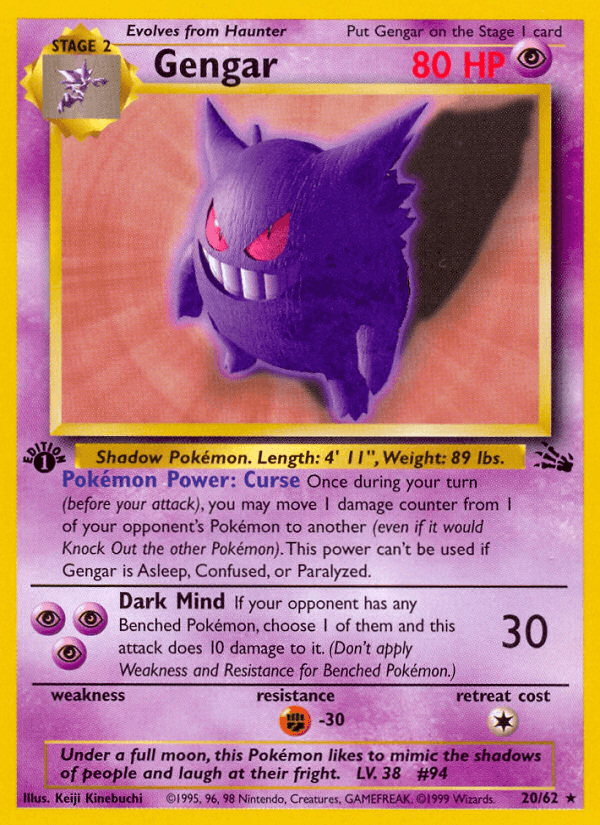 Gengar: Fossil
