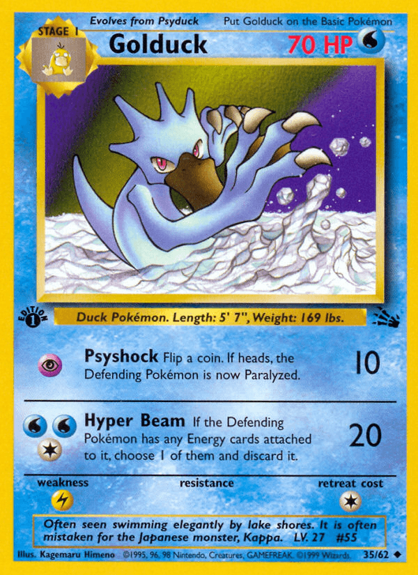 Golduck: Fossil