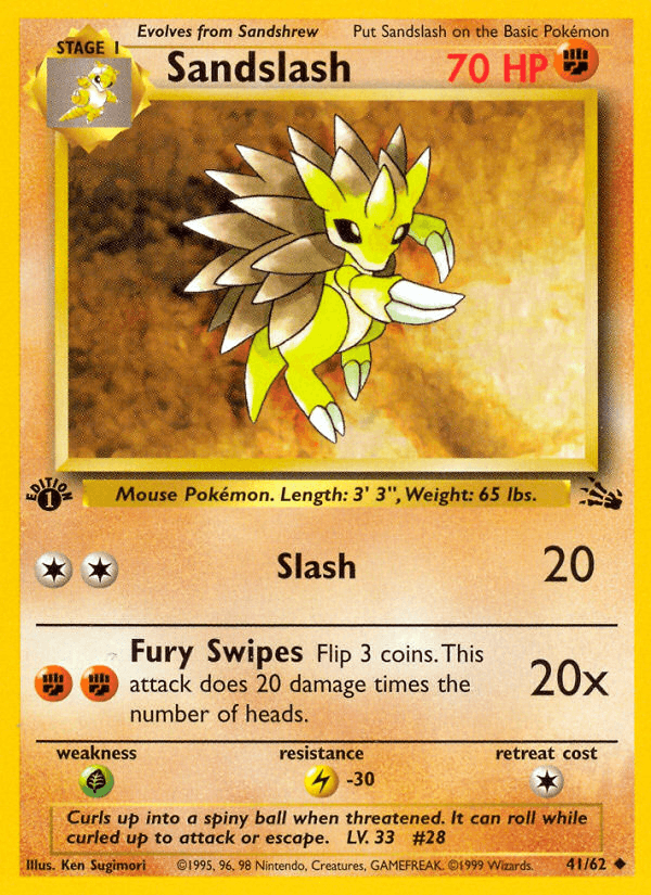 Sandslash: Fossil