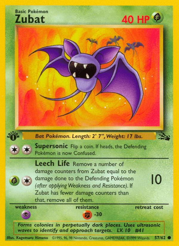 Zubat: Fossil