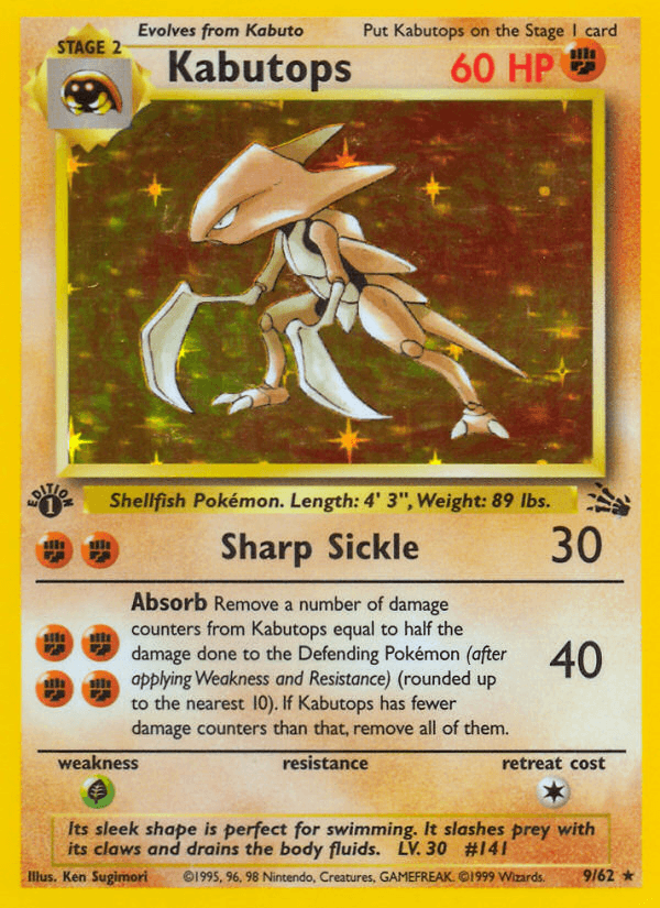 Kabutops: Fossil