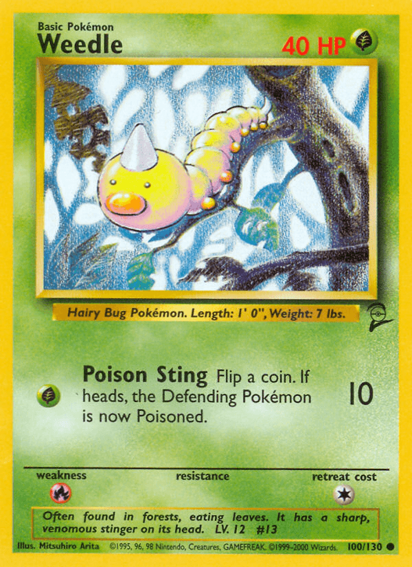 Weedle: Base Set 2