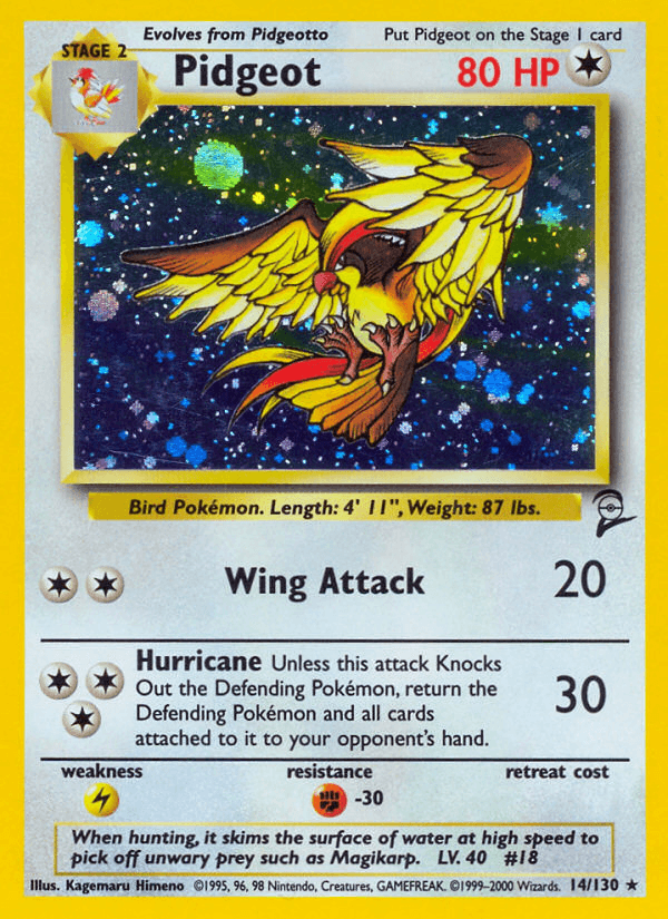 Pidgeot: Base Set 2
