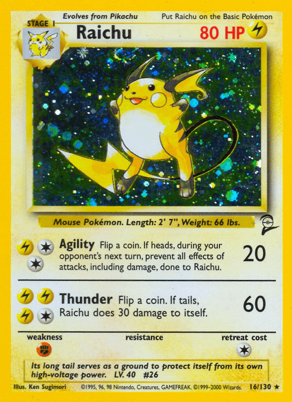 Raichu: Base Set 2