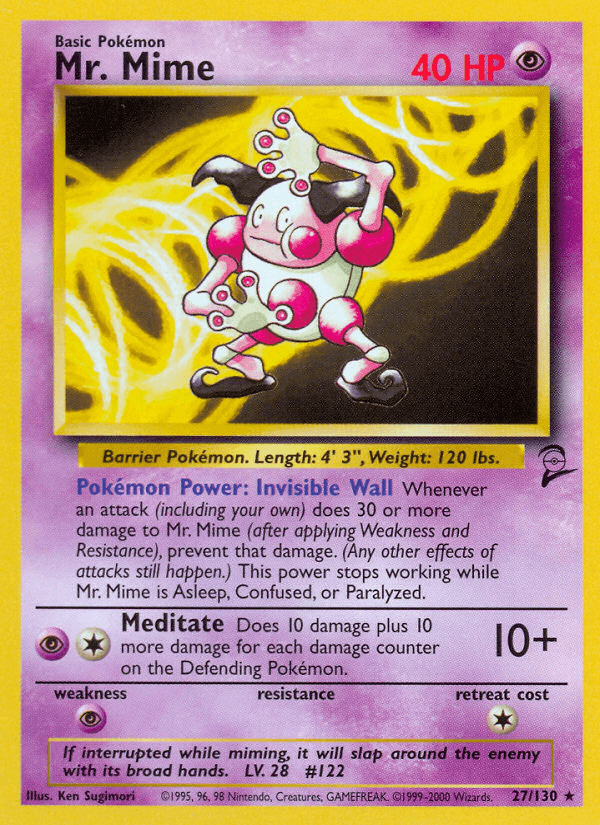 Mr. Mime: Base Set 2