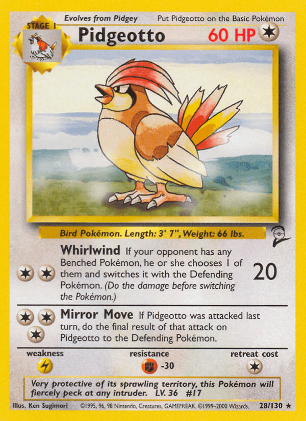 Pidgeotto: Base Set 2
