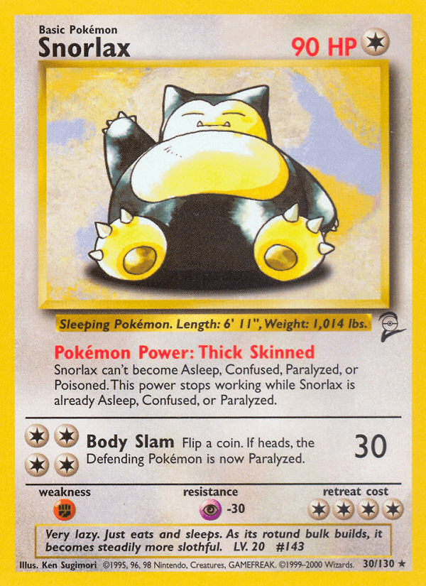 Snorlax: Base Set 2