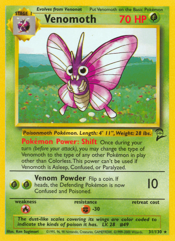 Venomoth: Base Set 2