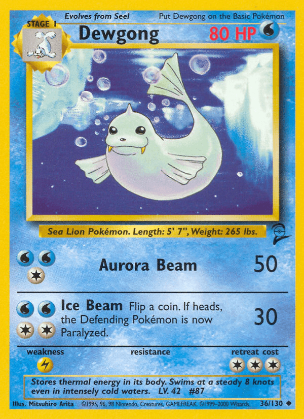 Dewgong: Base Set 2