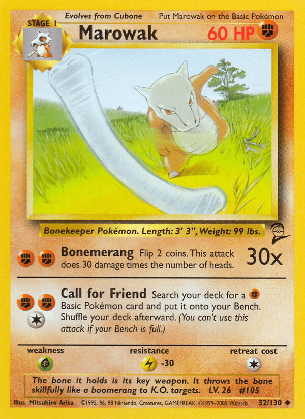 Marowak: Base Set 2