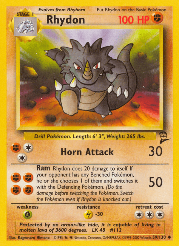 Rhydon: Base Set 2