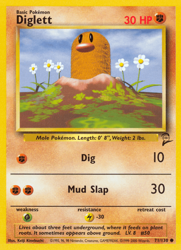 Diglett: Base Set 2