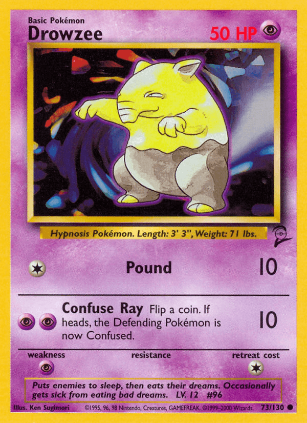 Drowzee: Base Set 2