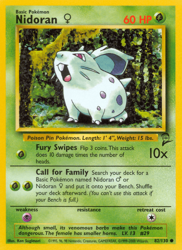 Nidoran ♀: Base Set 2