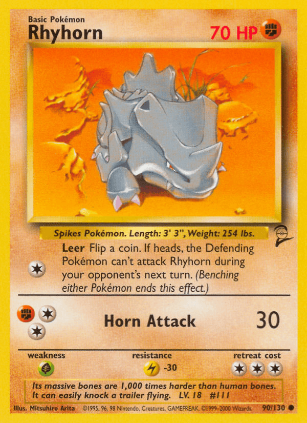 Rhyhorn: Base Set 2