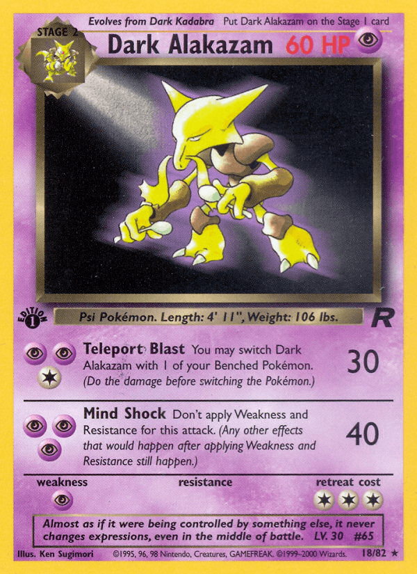 Dark Alakazam: Team Rocket