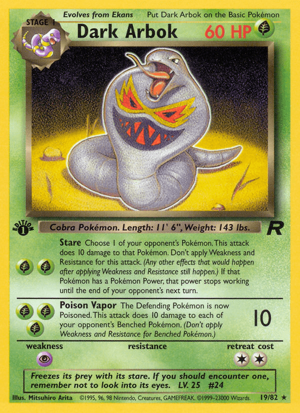 Dark Arbok: Team Rocket