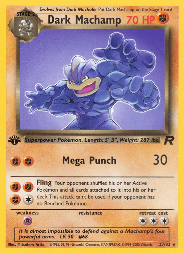 Dark Machamp: Team Rocket