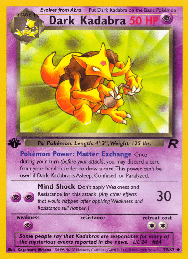 Dark Kadabra: Team Rocket