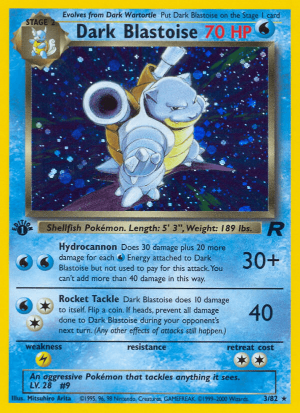 Dark Blastoise: Team Rocket