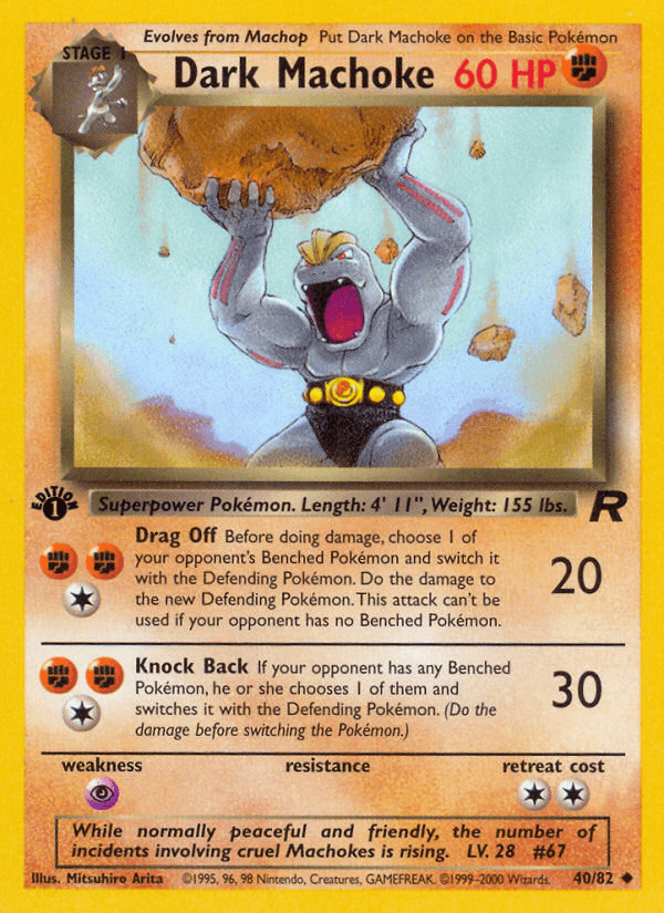 Dark Machoke: Team Rocket