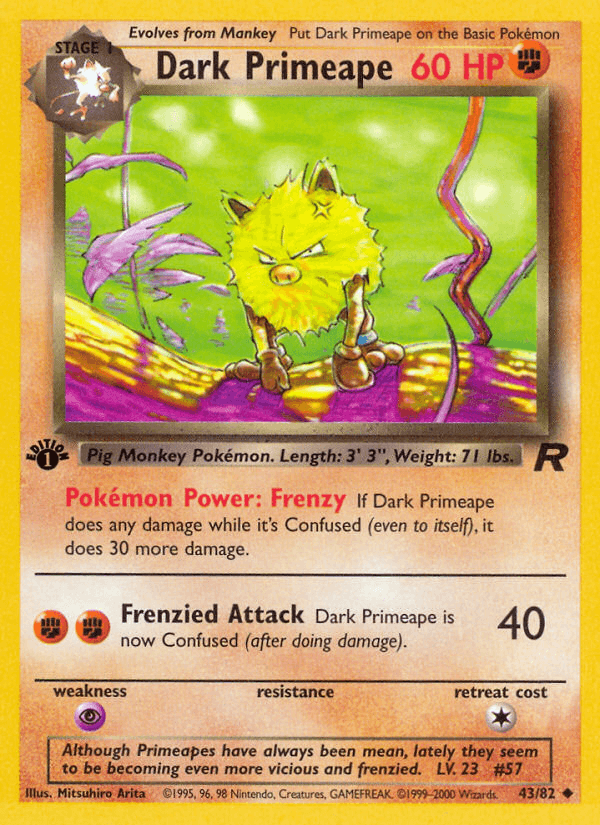 Dark Primeape: Team Rocket