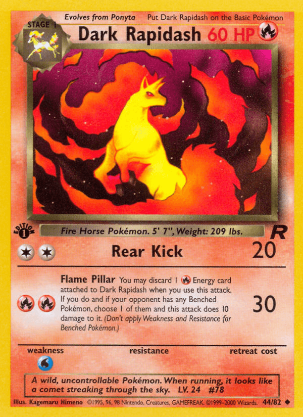 Dark Rapidash: Team Rocket