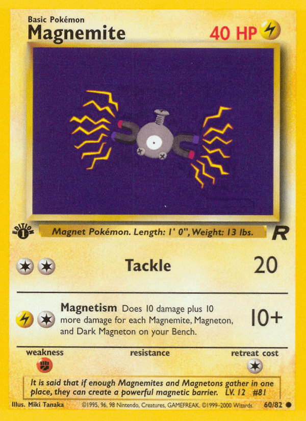 Magnemite: Team Rocket