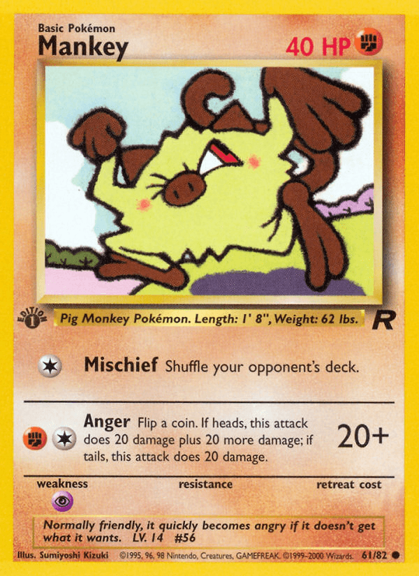 Mankey: Team Rocket