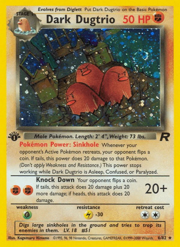 Dark Dugtrio: Team Rocket