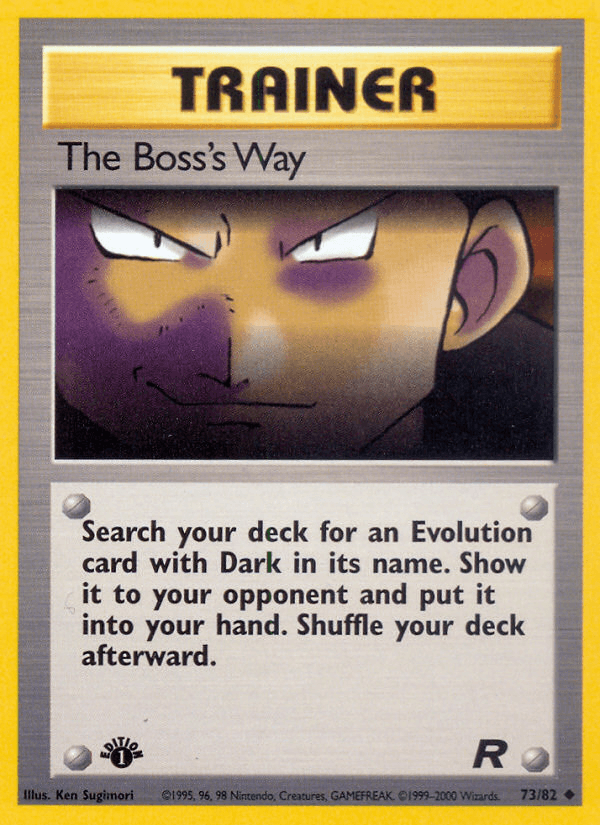 The Boss's Way: Team Rocket