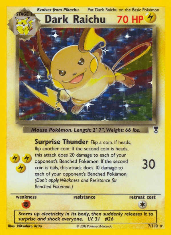 Dark Raichu: Legendary Collection
