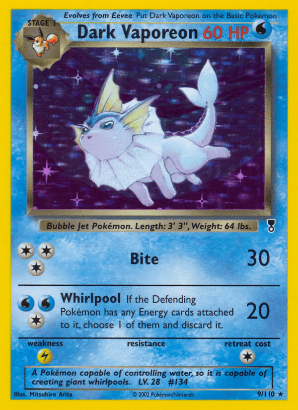 Dark Vaporeon: Legendary Collection