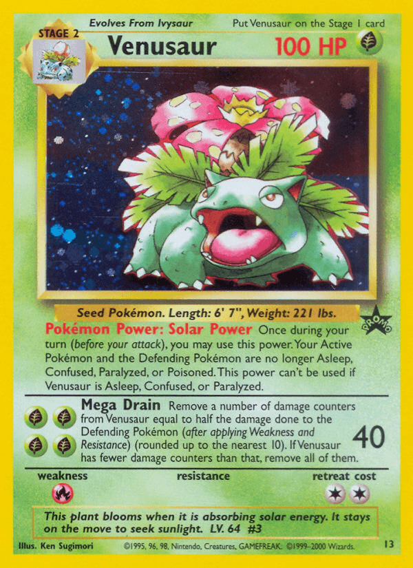 Venusaur: Wizards Black Star Promos