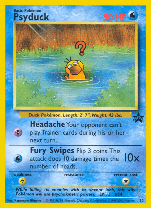 Psyduck: Wizards Black Star Promos