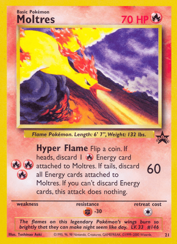 Moltres: Wizards Black Star Promos