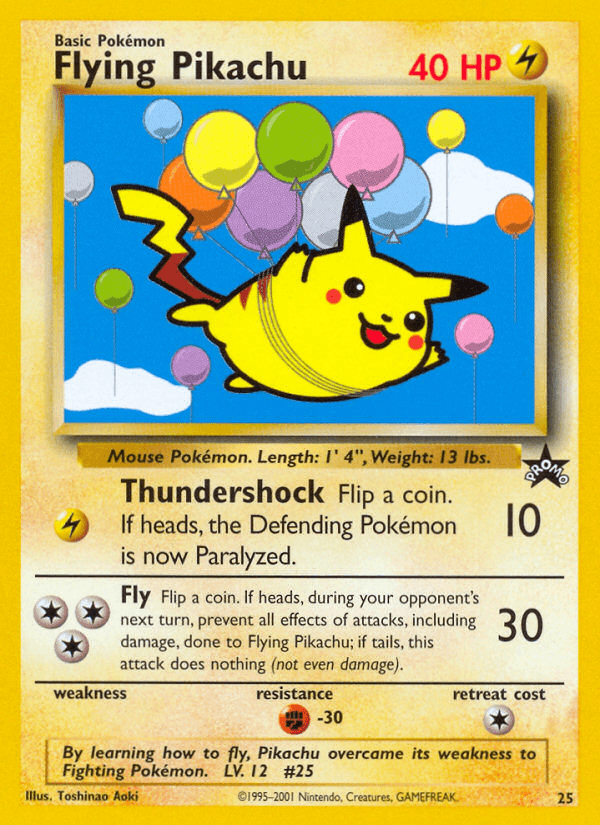 Flying Pikachu: Wizards Black Star Promos