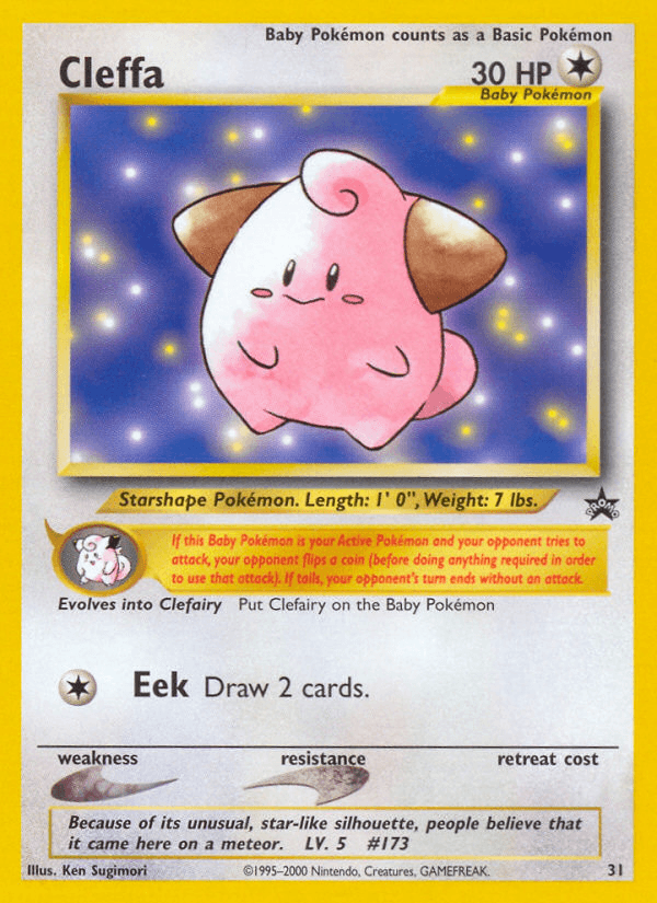 Cleffa: Wizards Black Star Promos