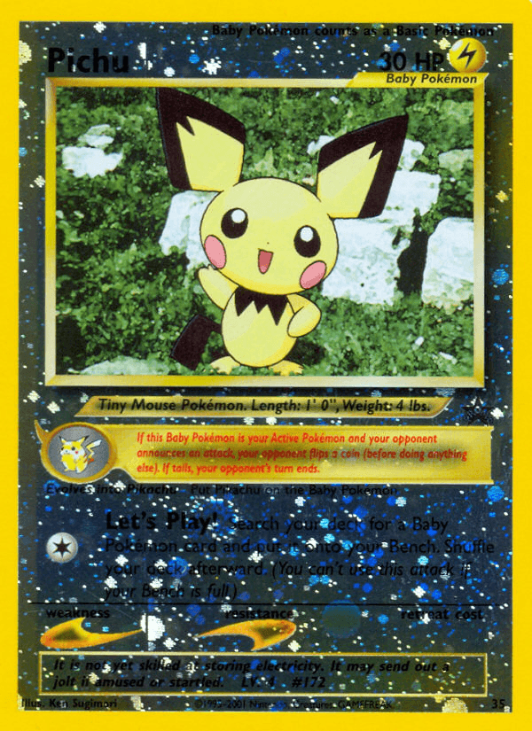 Pichu: Wizards Black Star Promos
