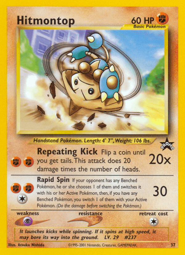 Hitmontop: Wizards Black Star Promos