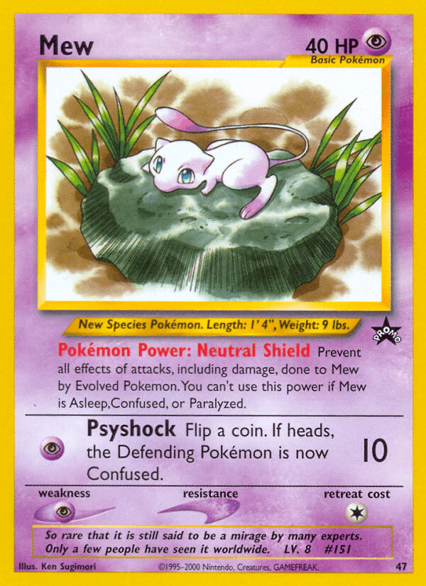 Mew: Wizards Black Star Promos