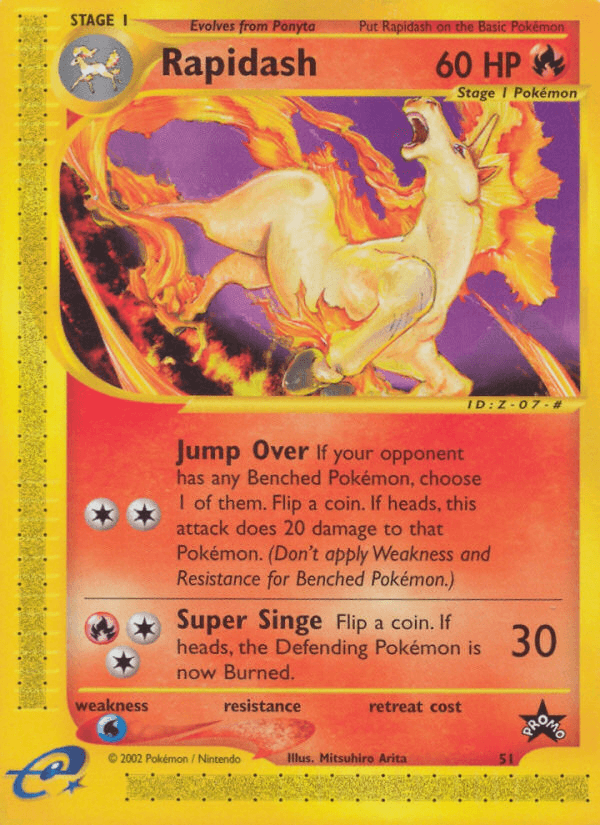Rapidash: Wizards Black Star Promos