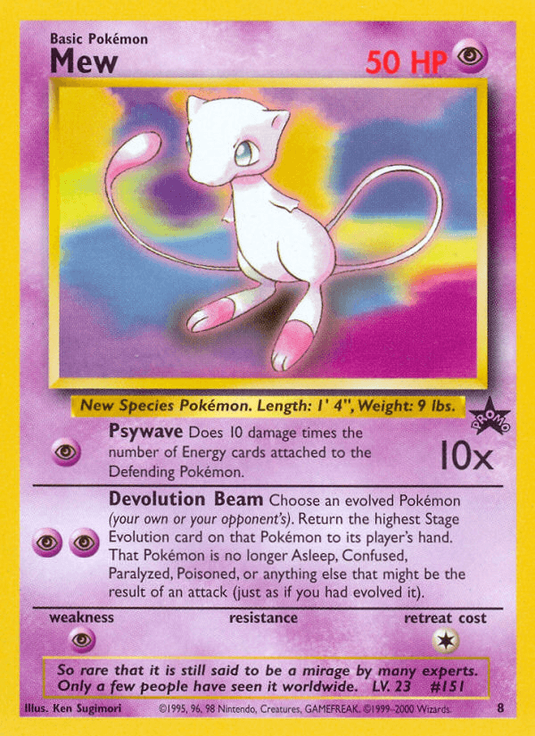 Mew: Wizards Black Star Promos