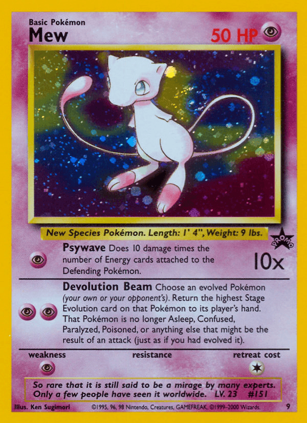 Mew: Wizards Black Star Promos