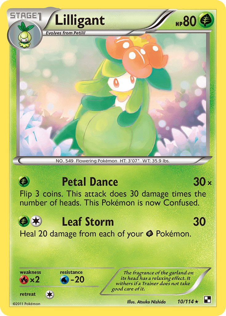 Lilligant: Black & White