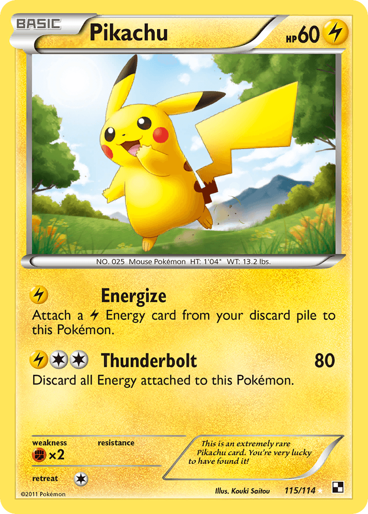 Pikachu: Black & White