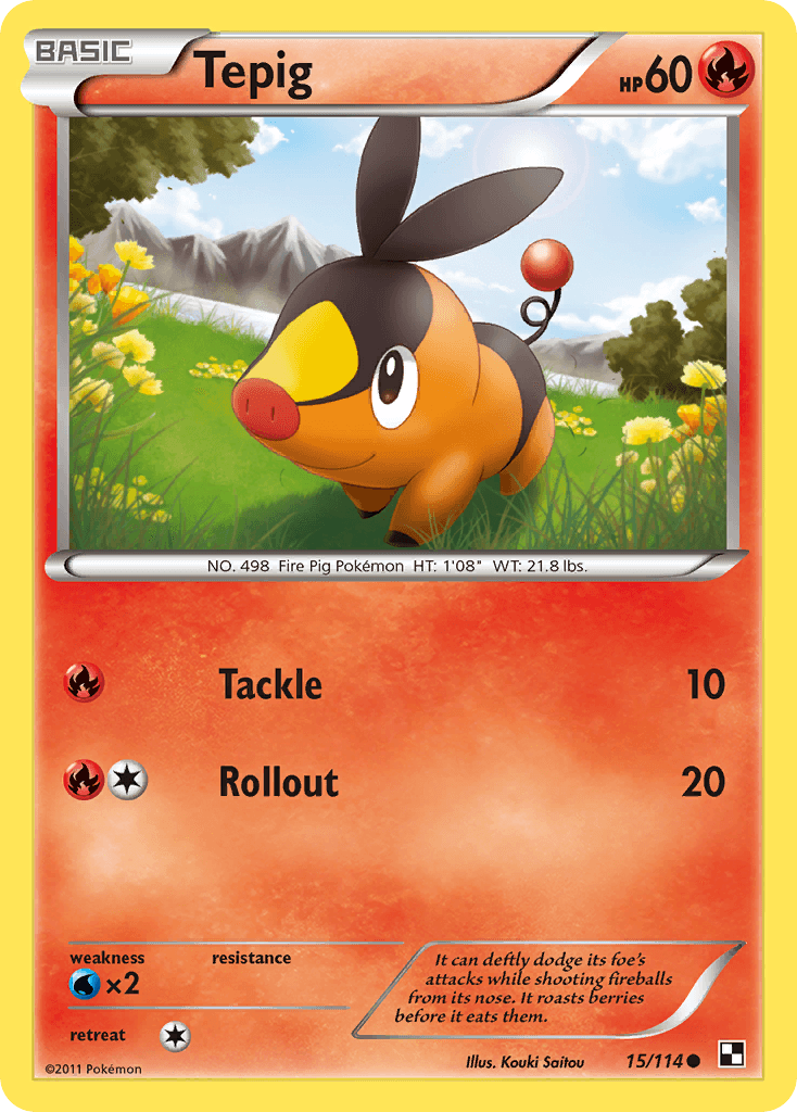 Tepig: Black & White