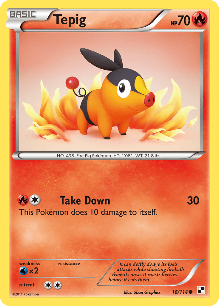 Tepig: Black & White